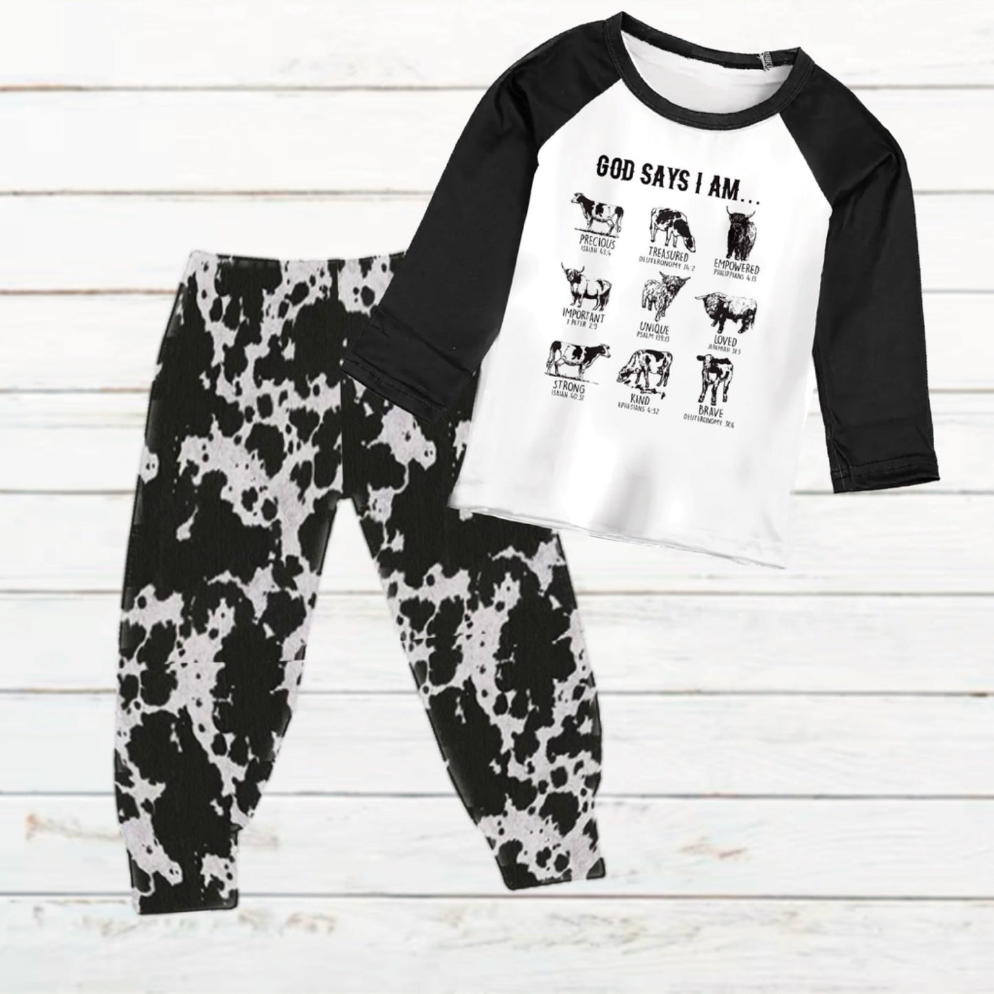 God Says I am, Unisex 2PC Set