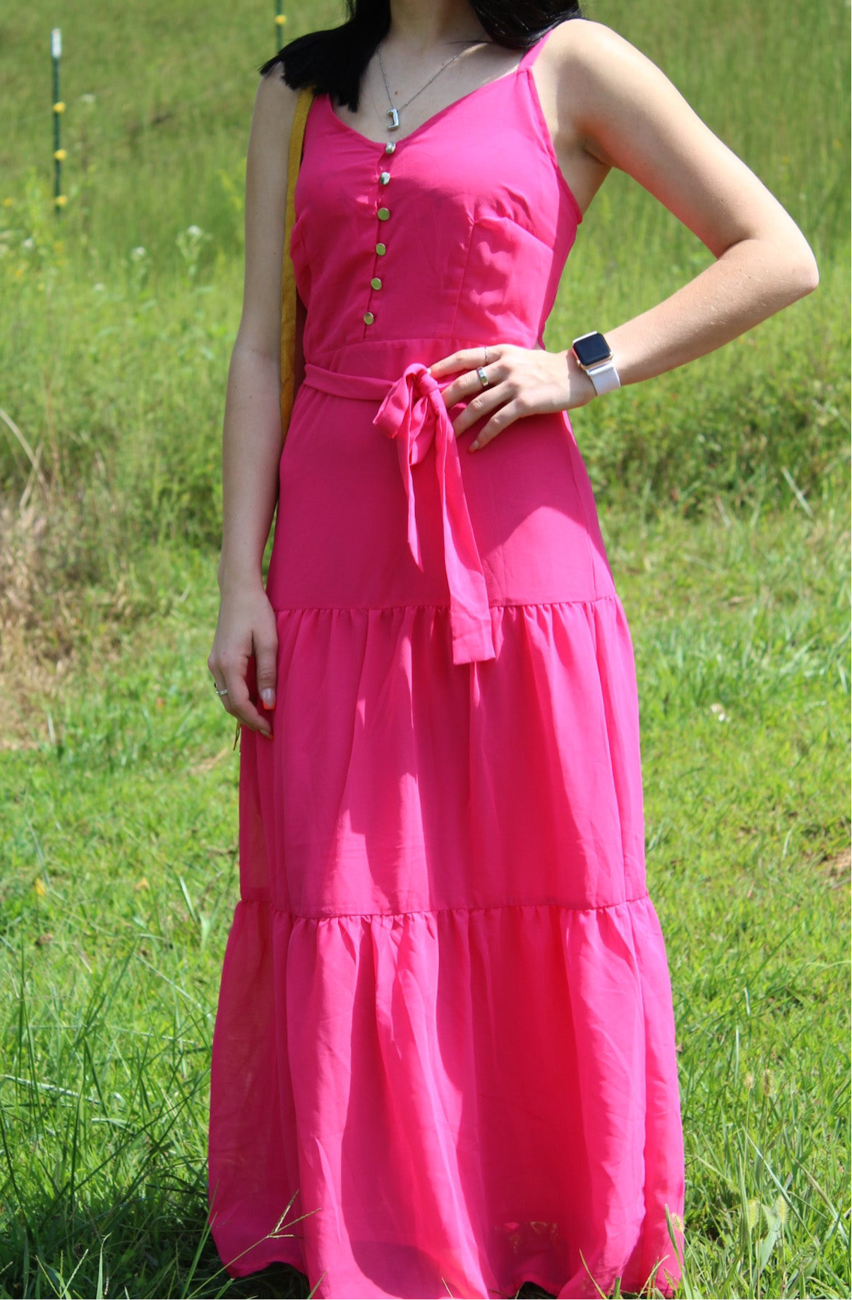 Women’s Merigold Kiss, Pleated Midi Dress