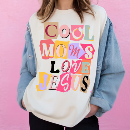 Cool Moms Love Jesus, Custom Tshirt