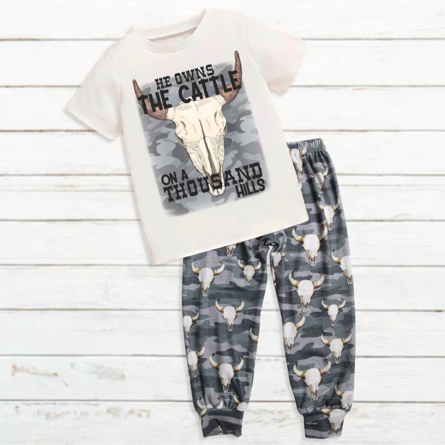 He Owns the Cattle, Boy’s 2PC Set