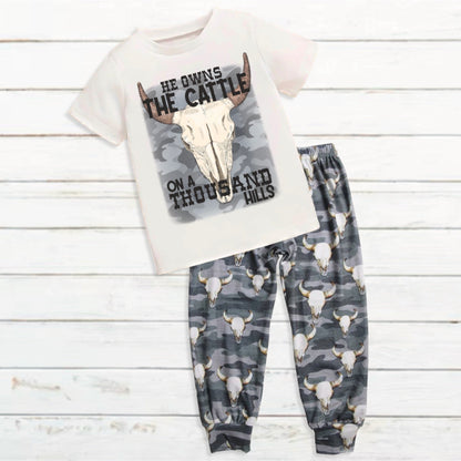 He Owns the Cattle, Boy’s 2PC Set