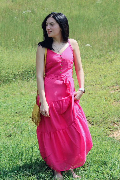 Women’s Merigold Kiss, Pleated Midi Dress