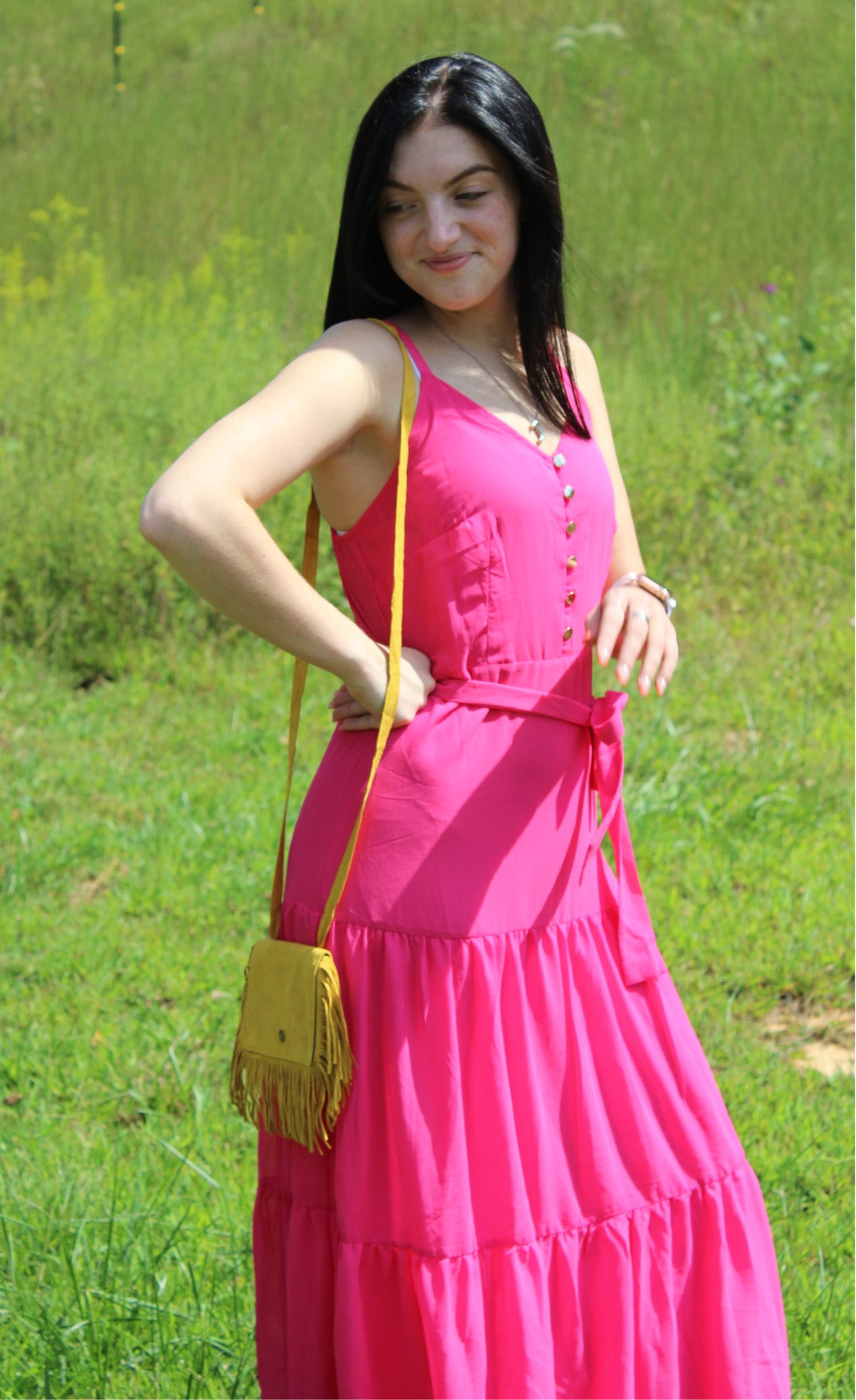 Women’s Merigold Kiss, Pleated Midi Dress
