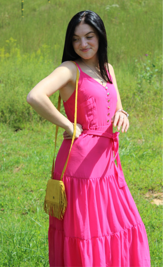 Women’s Merigold Kiss, Pleated Midi Dress