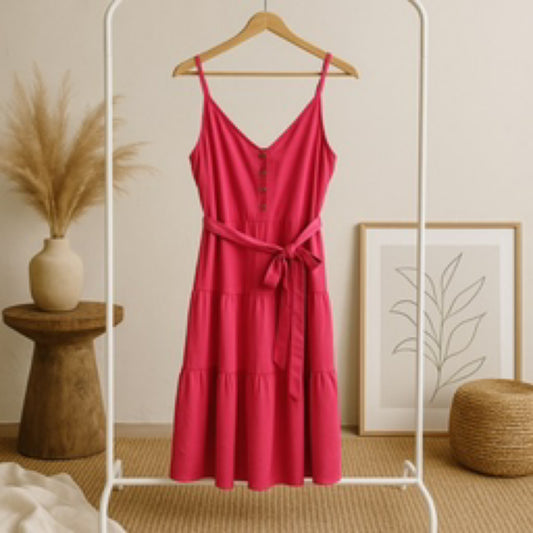 Women’s Merigold Kiss, Pleated Midi Dress